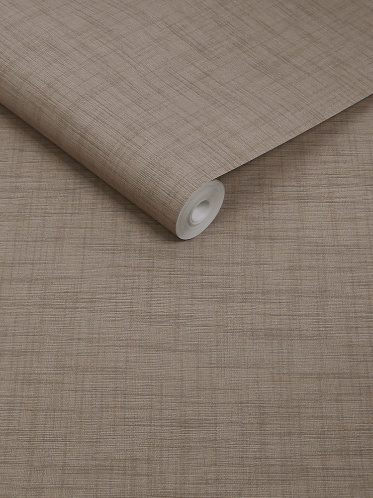 Abigail Ahern Cocoa Weathered Linen 10M Wallpaper - Image 5 of 5 Abigail Ahern Cocoa Weathered Linen 10M Wallpaper - Image 5 of 5