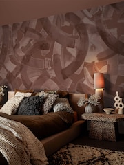 Abigail Ahern Terracotta Nomad Fixed Size 2.5m x 4m Mural - Image 1 of 4