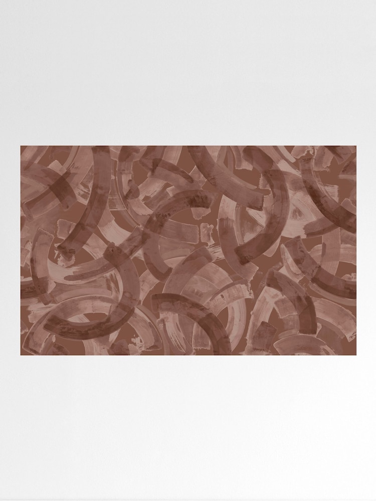 Abigail Ahern Terracotta Nomad Fixed Size 2.5m x 4m Mural - Image 2 of 4 Abigail Ahern Terracotta Nomad Fixed Size 2.5m x 4m Mural - Image 2 of 4
