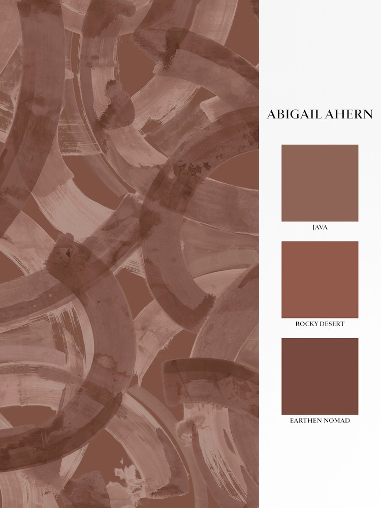 Abigail Ahern Terracotta Nomad Fixed Size 2.5m x 4m Mural - Image 4 of 4 Abigail Ahern Terracotta Nomad Fixed Size 2.5m x 4m Mural - Image 4 of 4