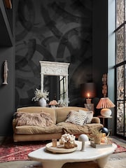 Abigail Ahern Charcoal Nomad Fixed Size 2.5m x 4m Mural - Image 1 of 4
