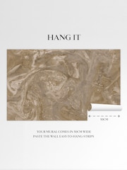 Abigail Ahern Golden Ethereal Marble Fixed Size 2.5m x 4m Mural - Image 3 of 4