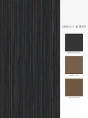 Abigail Ahern Twilight Fibre Stripe 10M Wallpaper - Image 4 of 5