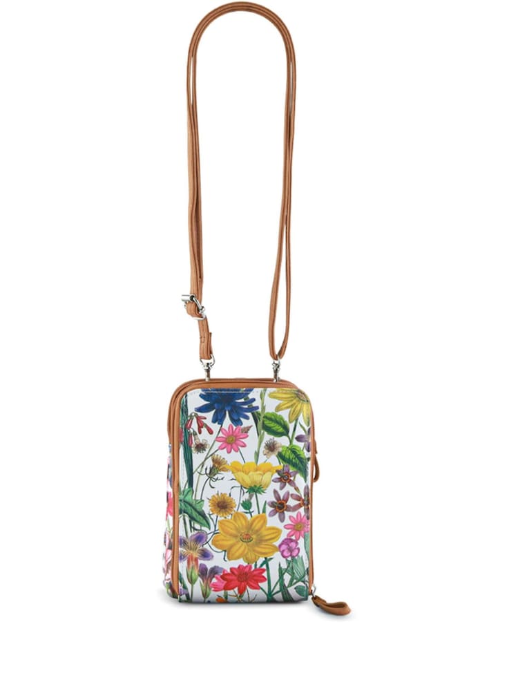 Pavers White Adjustable Floral Cross-Body Bag - Image 2 of 3