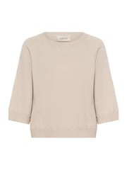 Cream Natural Dela 3/4 Sleeve Round Neck Jumper - Image 5 of 6