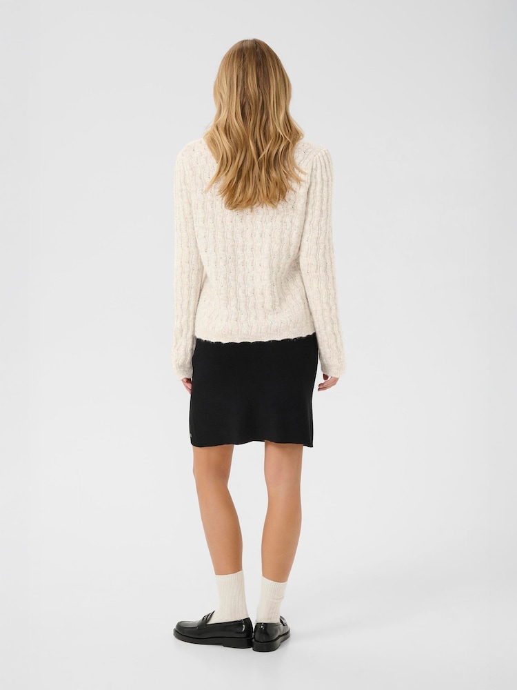 Cream Natural Junah Long Sleeve Jumper - Image 2 of 6 Cream Natural Junah Long Sleeve Jumper - Image 2 of 6