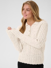 Cream Natural Junah Long Sleeve Jumper - Image 4 of 6