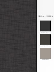 Abigail Ahern Midnight Weathered Linen A4 Wallpaper Sample - Image 4 of 5