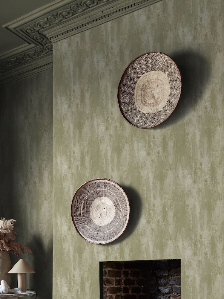 Abigail Ahern Misted Sage Oxidized Opulence A4 Wallpaper Sample - Image 5 of 5