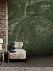 Abigail Ahern Moss Ethereal Marble A4 Mural Wallpaper - Image 1 of 4