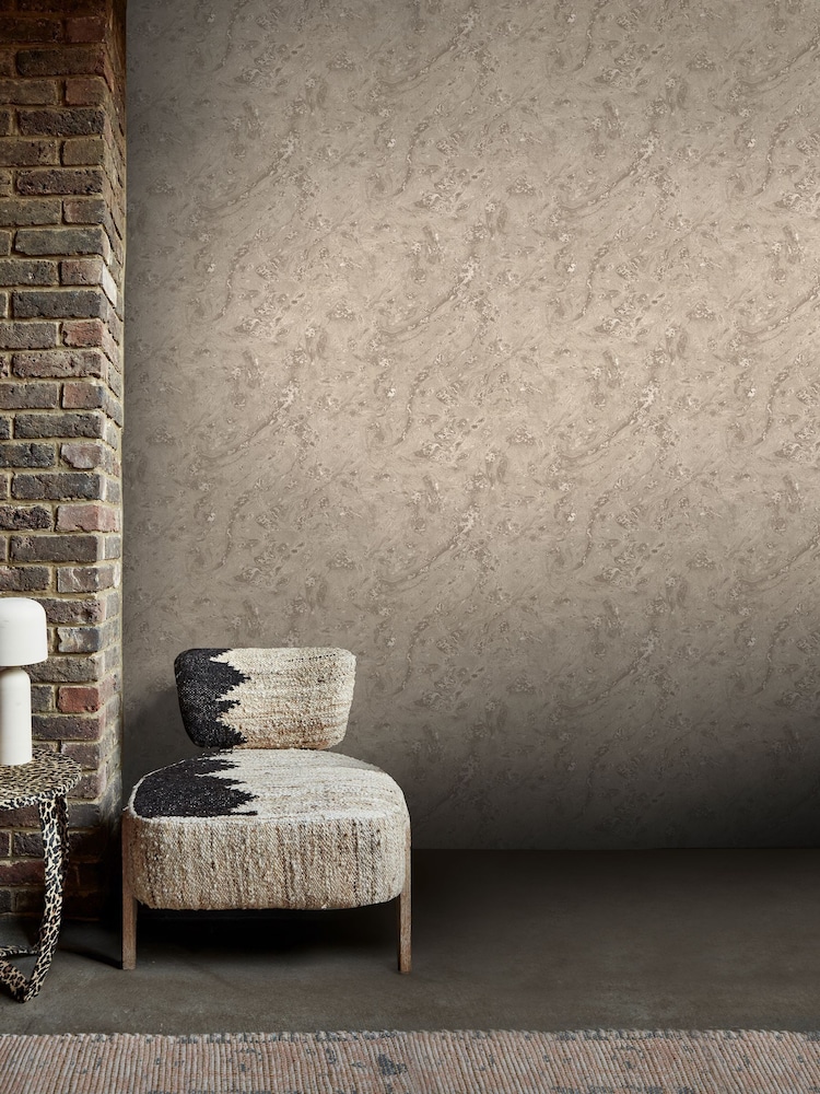 Abigail Ahern Almond Boheme Marble A4 Wallpaper Sample - Image 5 of 5