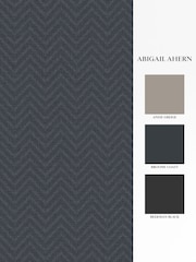 Abigail Ahern Dusk Herringbone Weave A4 Wallpaper Sample - Image 4 of 5