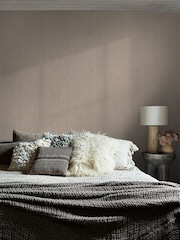 Abigail Ahern Praline Herringbone Weave A4 Wallpaper Sample - Image 1 of 5