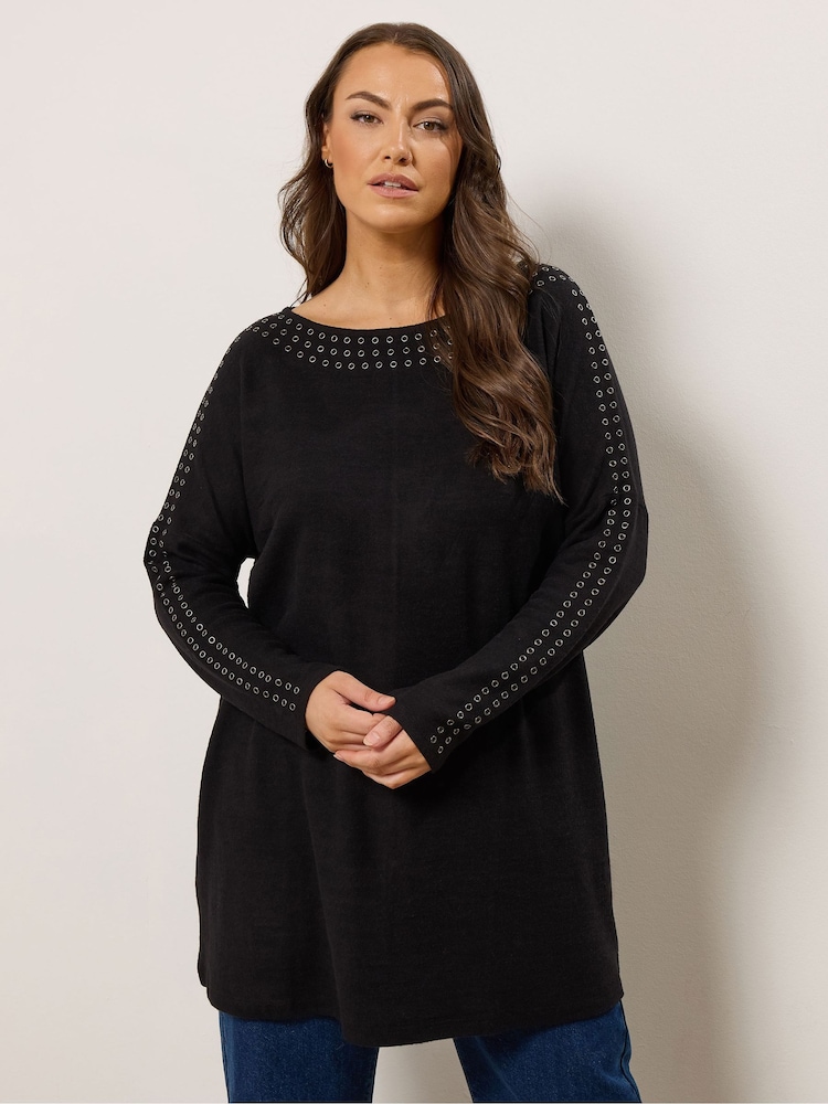 Evans Eyelet Jumper - Image 1 of 5