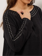 Evans Eyelet Jumper - Image 4 of 5