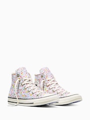 Converse Chuck Taylor All Over Floral Alto Trainers - Imagen 6 de 7