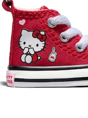 Crveno/Belo - Privezak za ključeve Converse Chuck Taylor All Star Hello Kitty - Slika 2 od 4