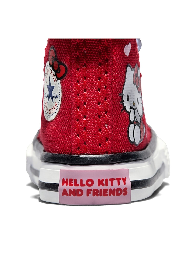 Crveno/Belo - Privezak za ključeve Converse Chuck Taylor All Star Hello Kitty - Slika 4 od 4