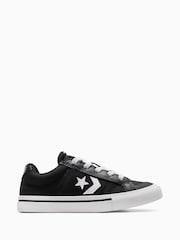 Converse Black/White Sport Casual Low Trainers - Image 1 of 7