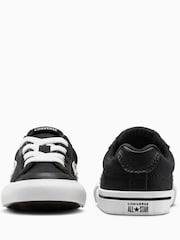 Converse Black/White Sport Casual Low Trainers - Image 2 of 7
