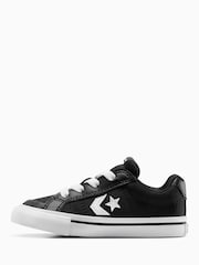 Converse Black/White Sport Casual Low Trainers - Image 4 of 7