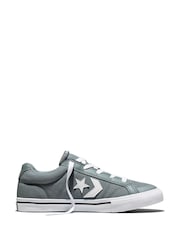 Converse Grey/White Sport Casual Low Trainers - Image 1 of 7