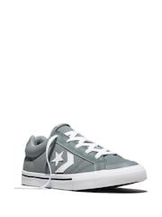 Converse Grey/White Sport Casual Low Trainers - Image 3 of 7