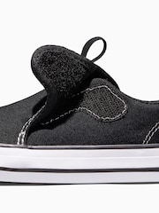 Converse Black/White Chuck Taylor Malden Street Slip On Trainers - Image 7 of 7