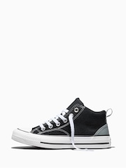 Converse Black/White Chuck Malden Street Low Trainers - Image 2 of 6