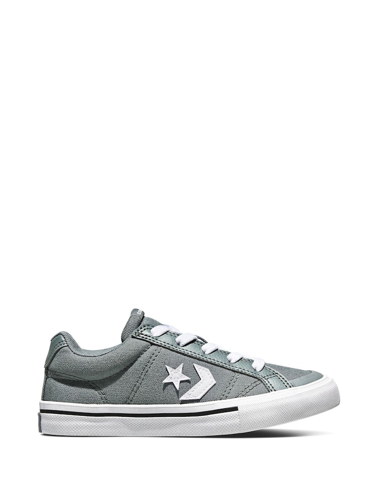 Converse Grey/White Sport Casual Low Trainers - Image 1 of 8 Converse Grey/White Sport Casual Low Trainers - Image 1 of 8