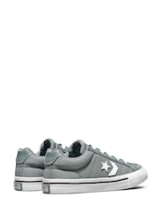 Converse Grey/White Sport Casual Low Trainers - Image 5 of 8