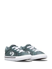Converse Grey/White Sport Casual Low Trainers - Image 4 of 7