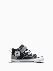 Converse Black Malden Street 1V Hightop Trainers - Image 1 of 6