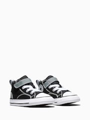 Converse Black Malden Street 1V Hightop Trainers - Image 3 of 6
