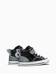 Converse Black Malden Street 1V Hightop Trainers - Image 4 of 6