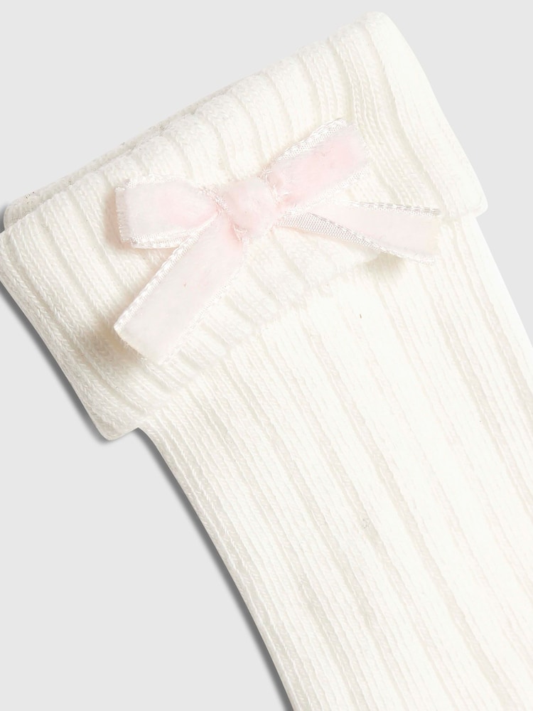 River Island Pink Baby Girls Jacquard Pinny Dresses 3 Pack - Image 5 of 5