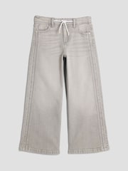 River Island Girls Pull On Wide Jeans - صورة 1 من 4