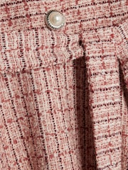 River Island Pink Girls Jersey Boucle Dress - Image 4 of 4