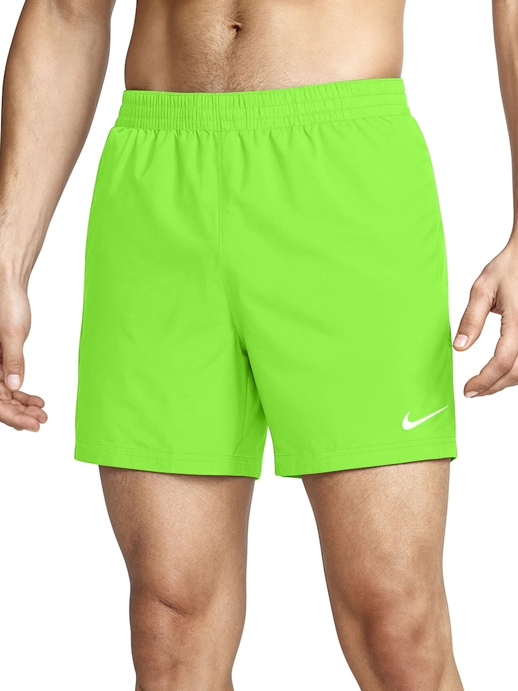 Nike Dark Green 5 Inch Essential Volley Swim Shorts - Image 1 of 5