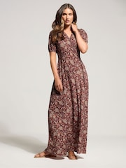 Long Tall Sally Red Wrap Maxi Dress - Image 1 of 5