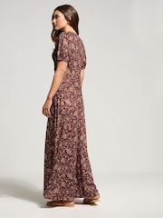 Long Tall Sally Red Wrap Maxi Dress - Image 3 of 5