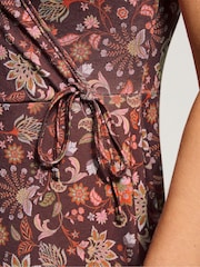 Long Tall Sally Red Wrap Maxi Dress - Image 4 of 5
