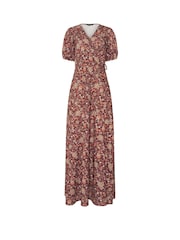 Long Tall Sally Red Wrap Maxi Dress - Image 5 of 5