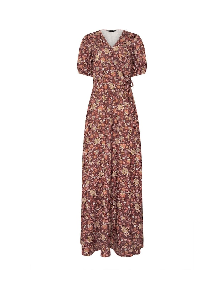 Long Tall Sally Red Wrap Maxi Dress - Image 5 of 5