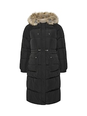 Casaco Parka Plush Acolchoado Yours Curve - Imagem 6 de 6