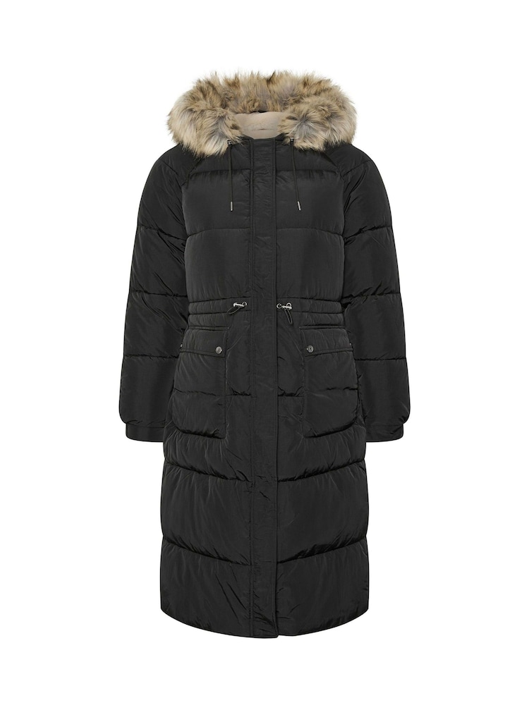 Casaco Parka Plush Acolchoado Yours Curve - Imagem 6 de 6