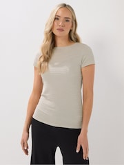 Long Tall Sally White Textured Slash Neck Top - Image 1 of 5