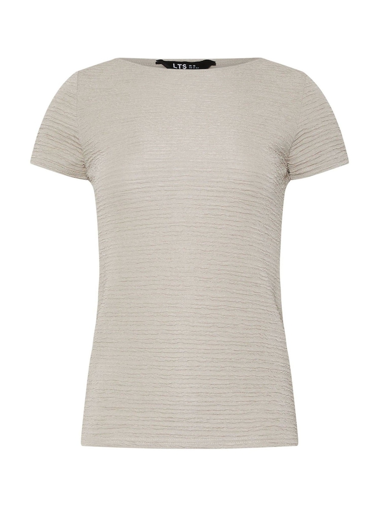 Long Tall Sally White Textured Slash Neck Top - Image 5 of 5 Long Tall Sally White Textured Slash Neck Top - Image 5 of 5