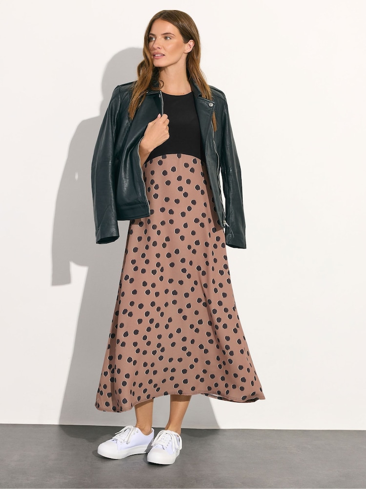 M&Co Black 2-In-1 Maxi Dress - Image 1 of 5