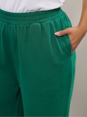 Yours Curve Green Wide Leg Joggers - Image 3 of 6
